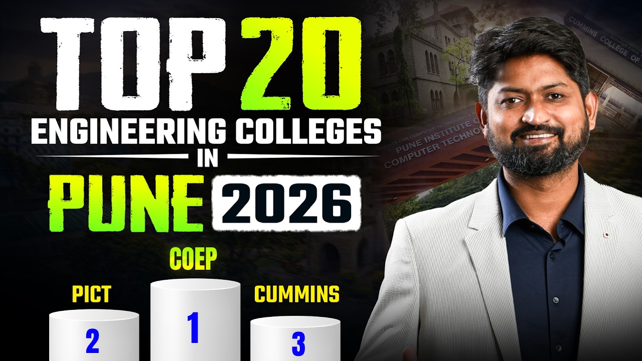 Top 20 Engineering Colleges in Pune 2026 | Cutoff, Placement & Fees 🔥 | #mhtcet2026