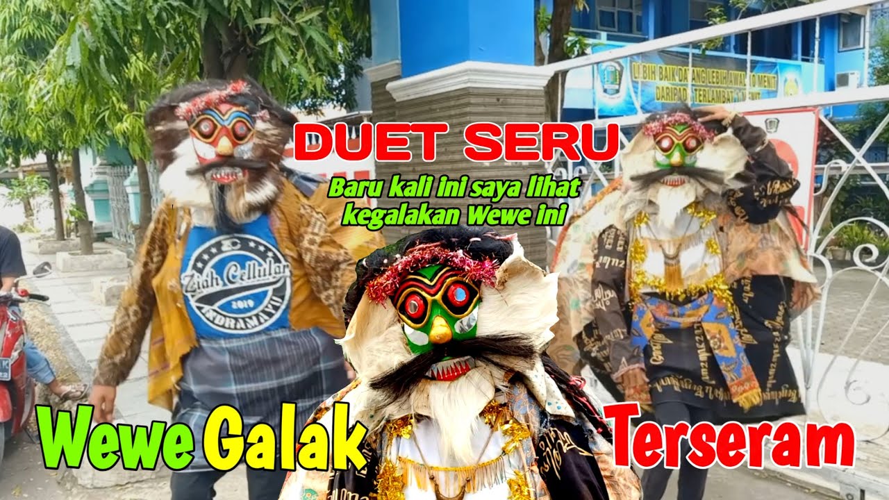 DUET SERU WEWE GALAK TERSERAM - BUTA JENIS LANGKA