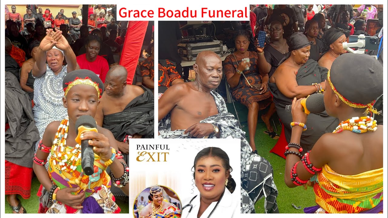 This 8 Years Girl made Grace Boadu’s Father & Mother cry like a baby at her Funeral-See What she did