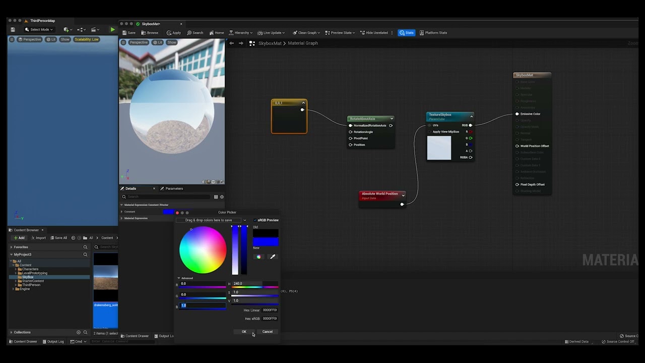 Creating a Skybox in Unreal Engine 5