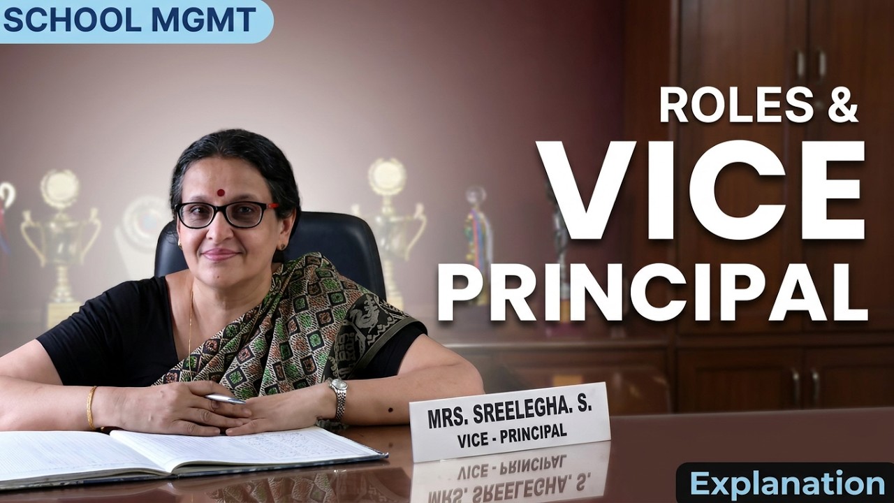 Roles & Responsibilities of School Vice Principal video #viceprincipal