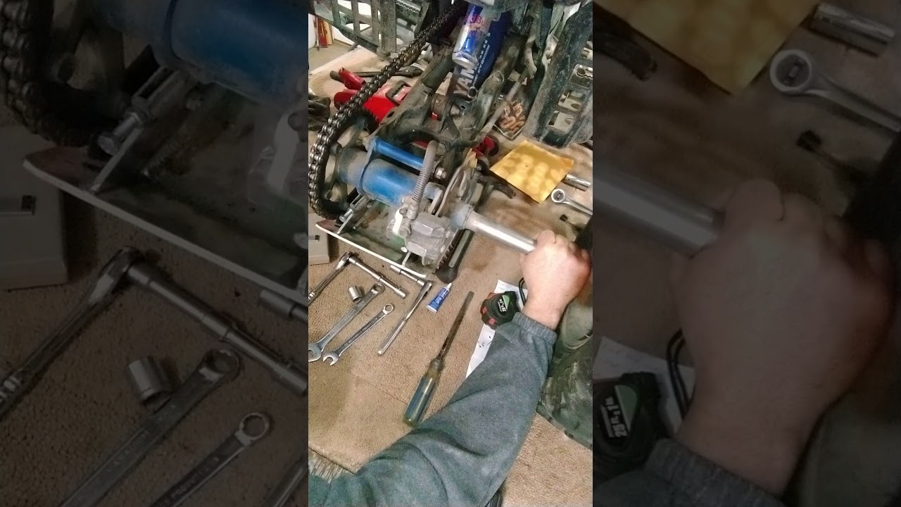 Yamaha Banshee chain adjustment Tips n Tricks.