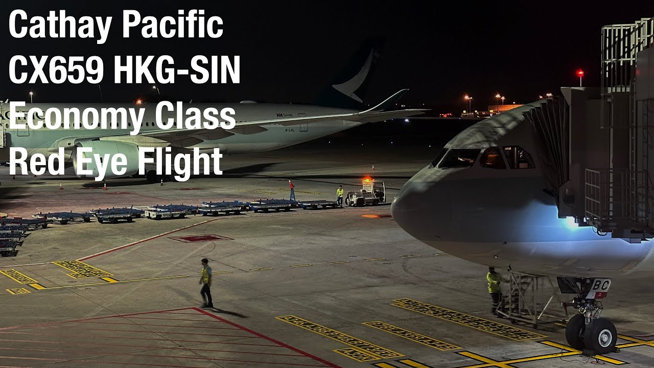 Aircraft Downgraded! Cathay Pacific CX659 Hong Kong HKG - Singapore SIN Economy Class Flight Report