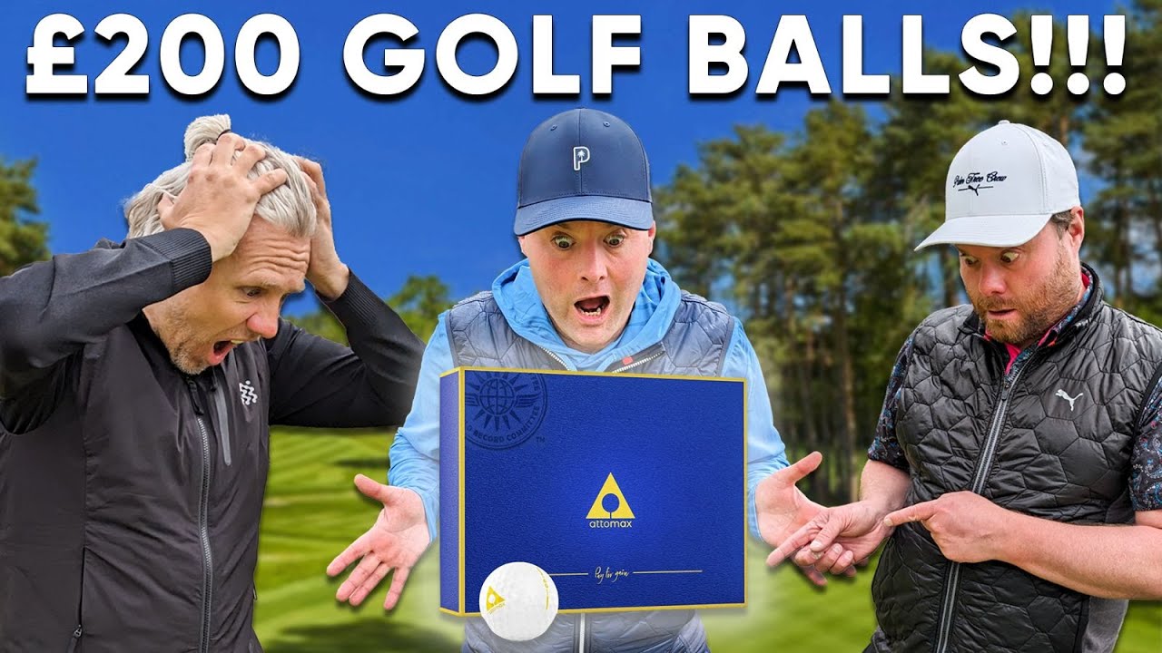 The Worlds MOST EXPENSIVE GOLF BALLS … Do They Go FURTHER ??👀