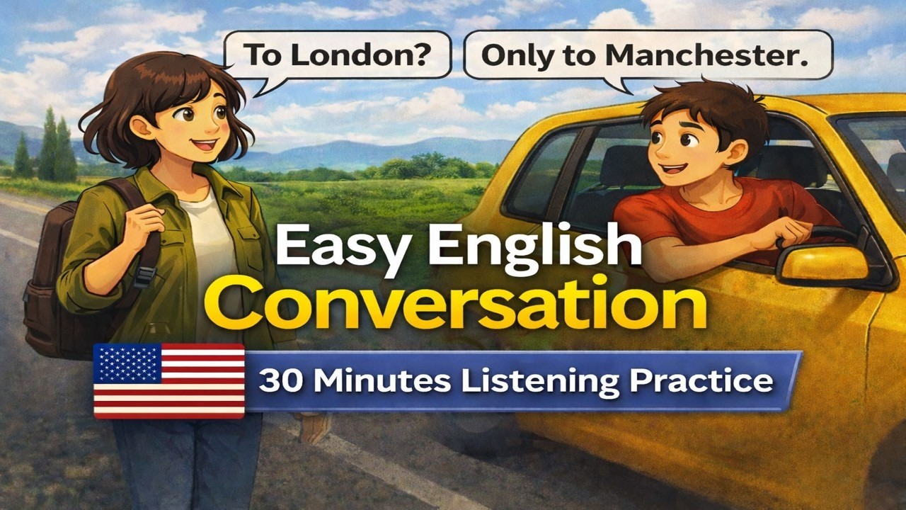 30 Minutes of Easy English Conversations for Beginners | A1–A2 Dialogues