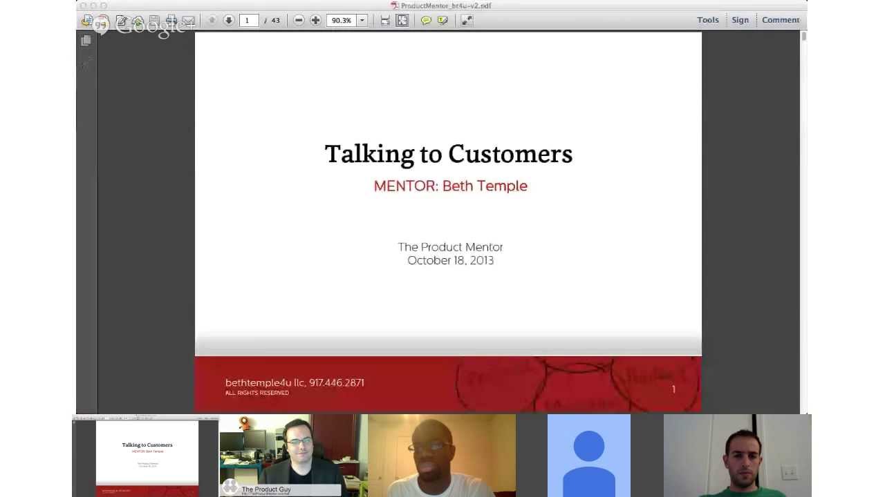 The Product Mentor - Talking to Customers w/ Beth Temple