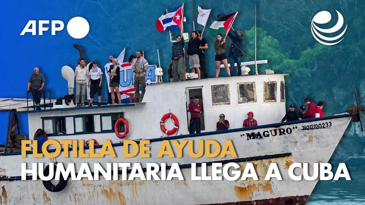 Flotilla de ayuda humanitaria llega a Cuba, sumida en la crisis
