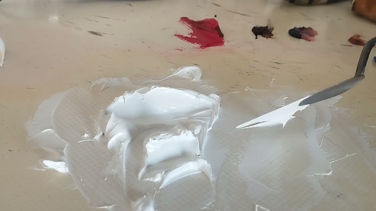 Exploration de la texture et du relief avec la peinture au couteau.