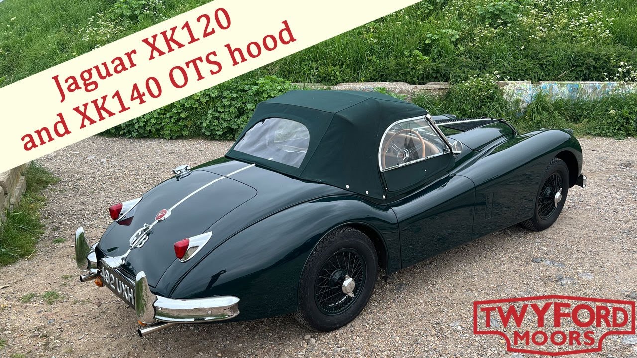 How to put up the hood on a Jaguar XK120, XK140 or XK150 OTS