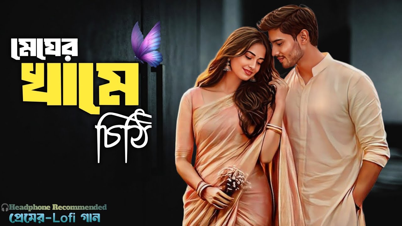 Megher Khame Chithi | মেঘের খামে চিঠি | Lofi | Romantic Bangla Song
