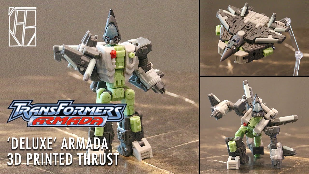 Transformers 3D Printed ARMADA THRUST - Video Showcase
