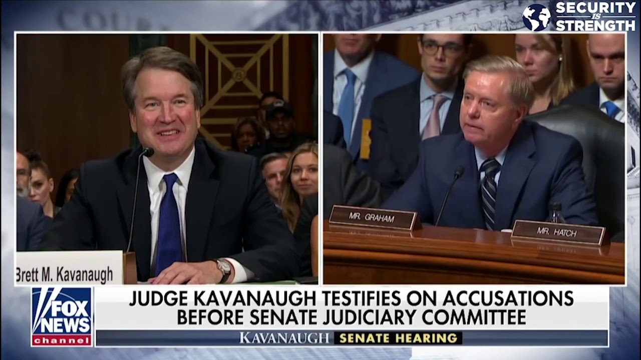 Lindsey Graham defends Brett Kavanaugh from the Democrat's sham
