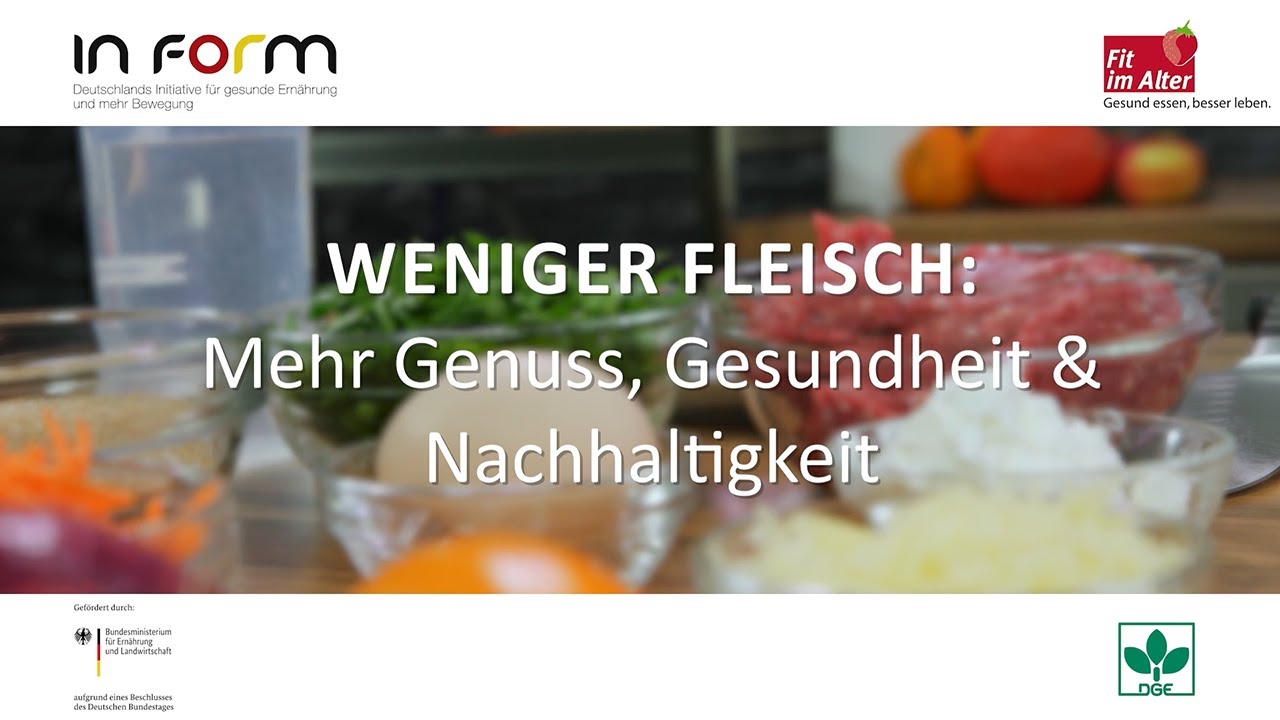 Weniger Fleisch: Mehr Genuss, Gesundheit und Nachhaltigkeit ꟾ Seniorenverpflegung
