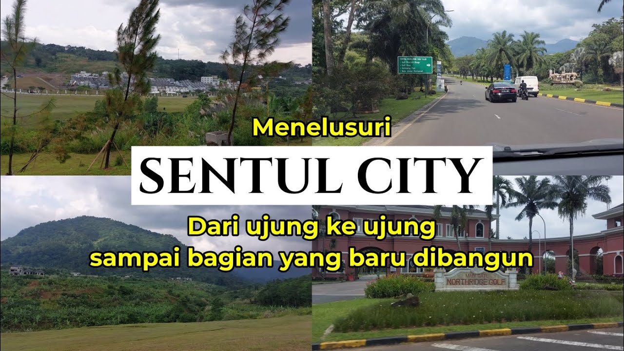 Sentul City dan perkembangan nya sampai ke arah gunung. Indah dan mempesona