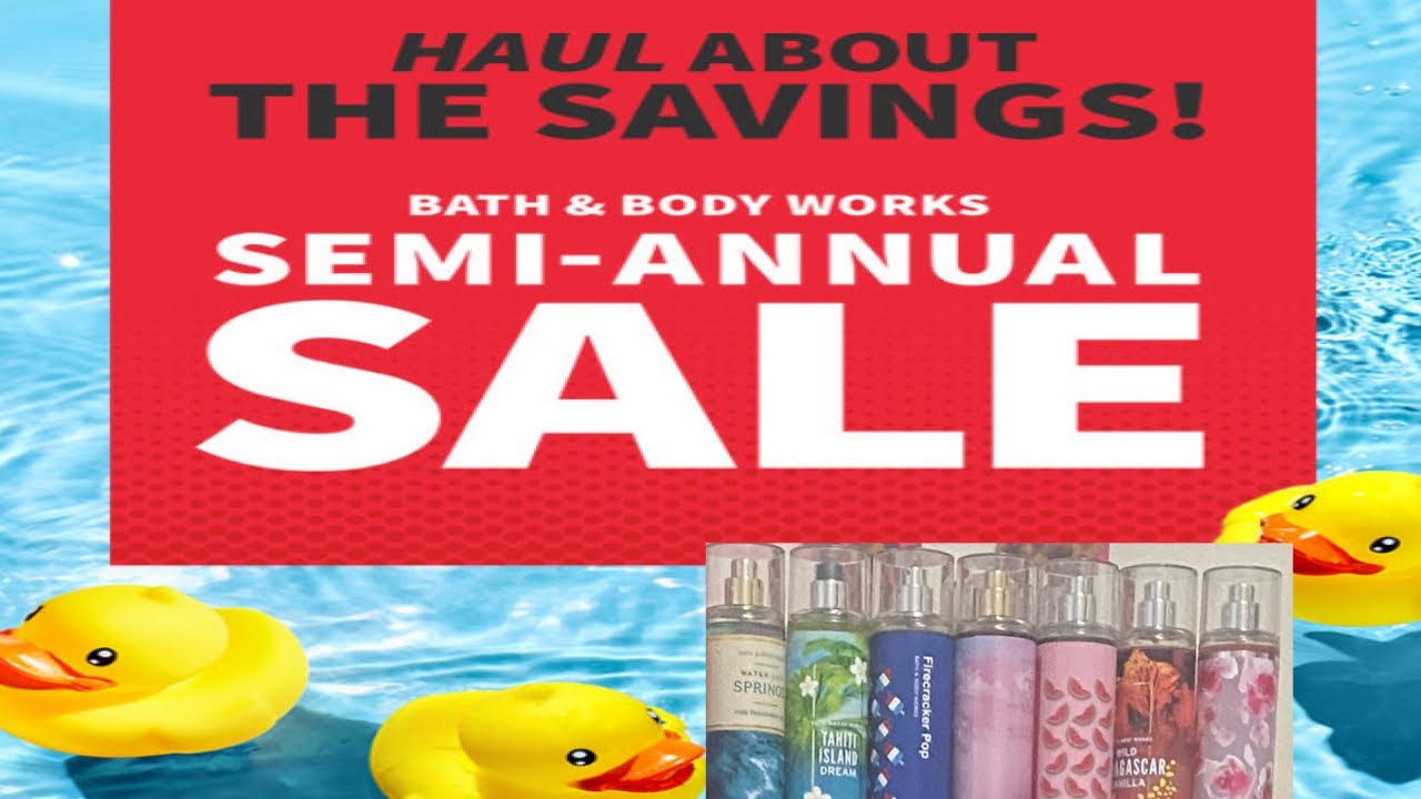 Bath & Bodyworks Semi- Annual Sale Haul