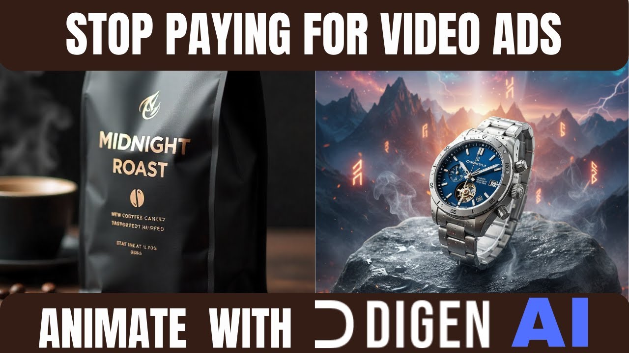 Stop Paying for Costly Video Ads  I  Animate with Digen AI