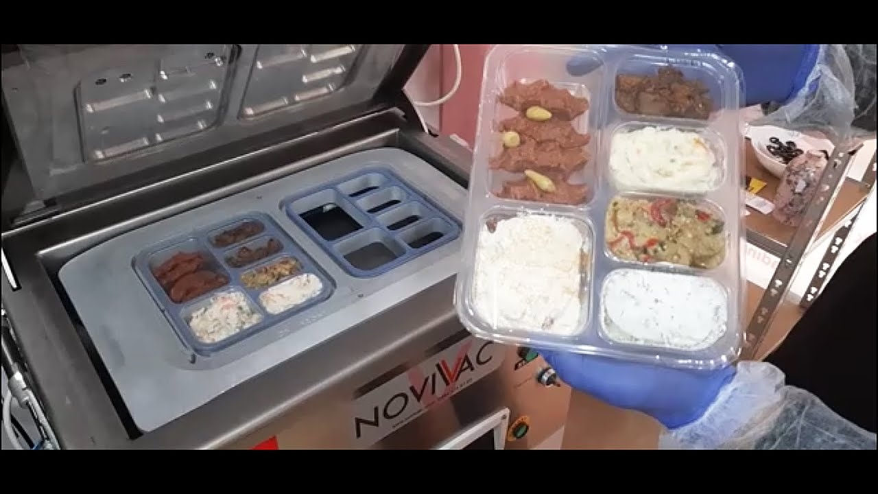 Yemek paketleme makinası meze imalat makineleri