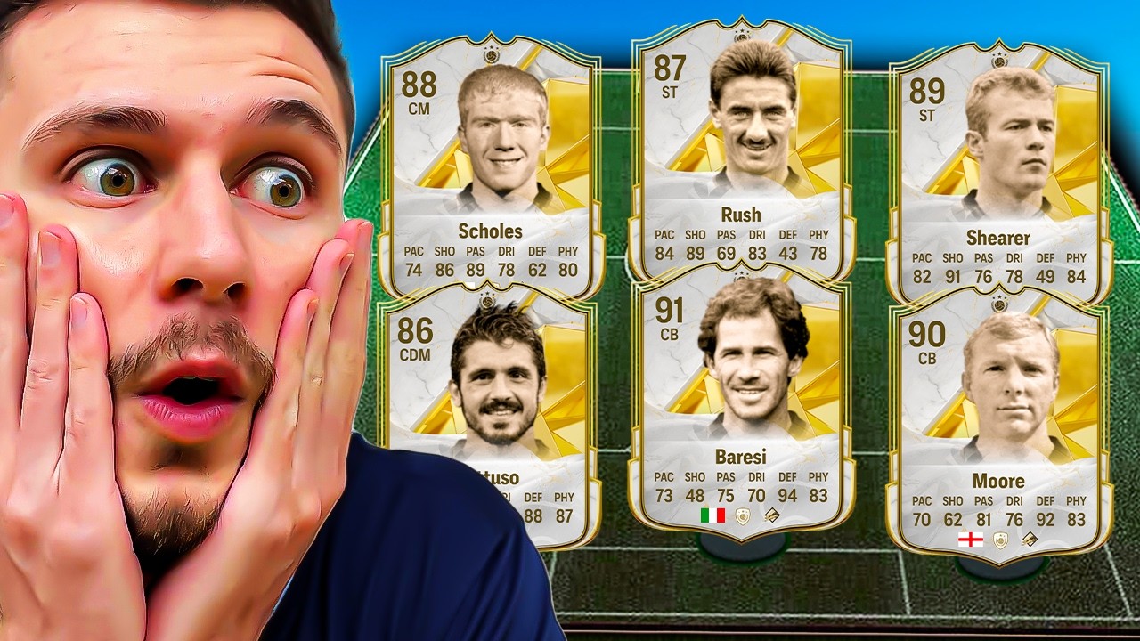 USEI OS PIORES ICONS PRA JOGAR A WL MAIS DIFÍCIL DO EA FC 25 😱😱 SOFRI DEMAISSS! ULTIMATE TEAM