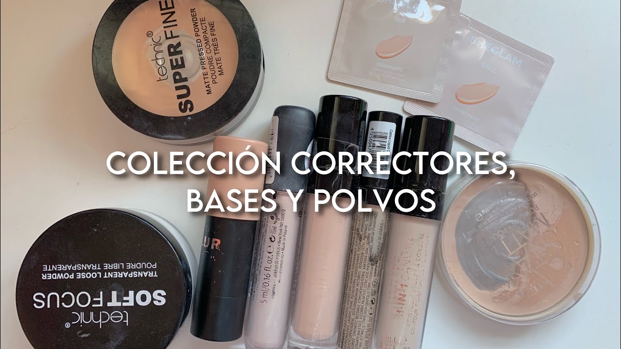 MI COLECCIÓN DE CORRECTORES, POLVOS Y BASES