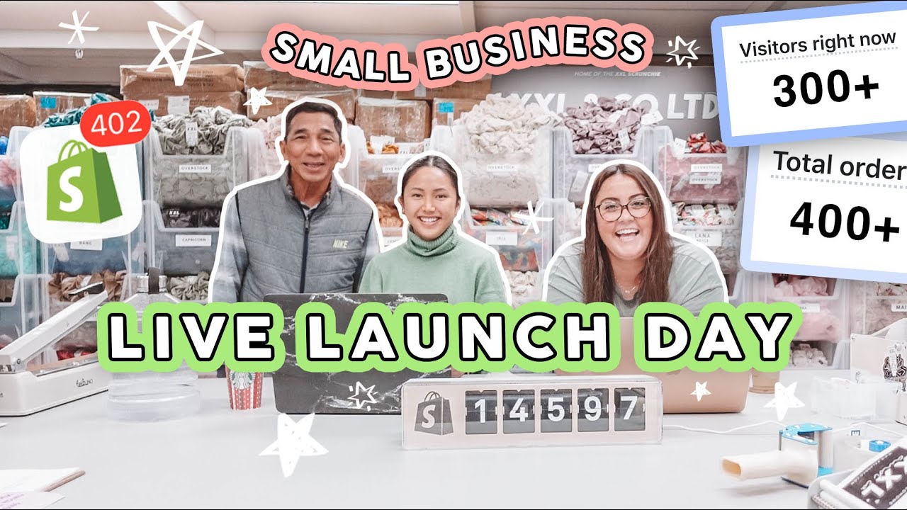 STUDIO VLOG #35 |  LIVE PRODUCT LAUNCH, 400+ Orders 🔥 40 New Scrunchies ✨ Small Business