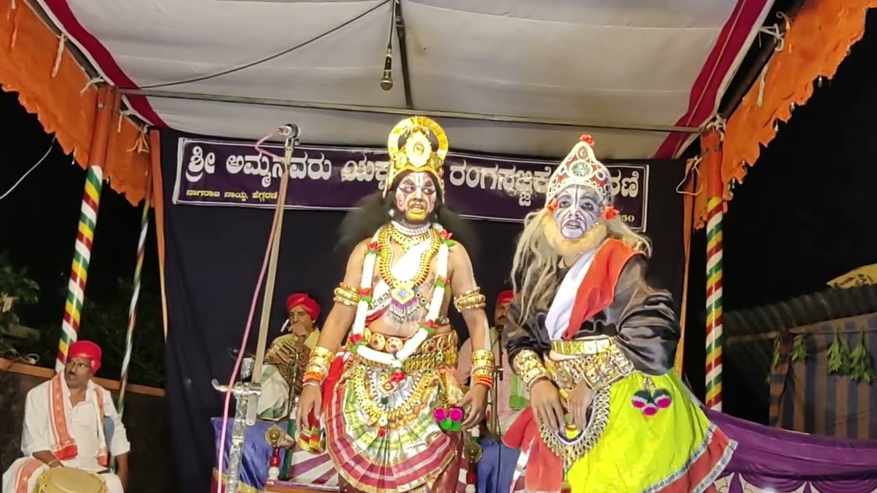Indrajitu KalagaYakshagana |HanumanthaJambavanthaSambhashaneHanumantha JambavanthaSambhashaneScene |