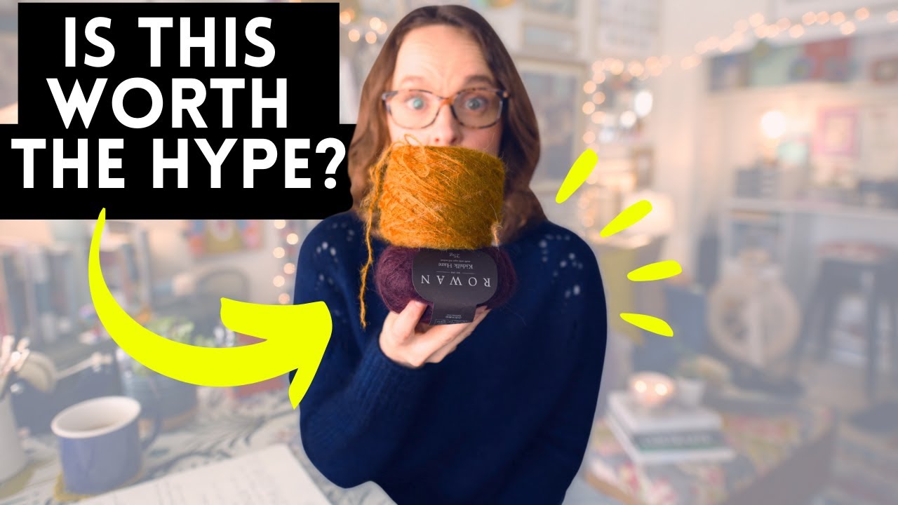 Mohair Yarn:  Is it worth the hype? #knitting