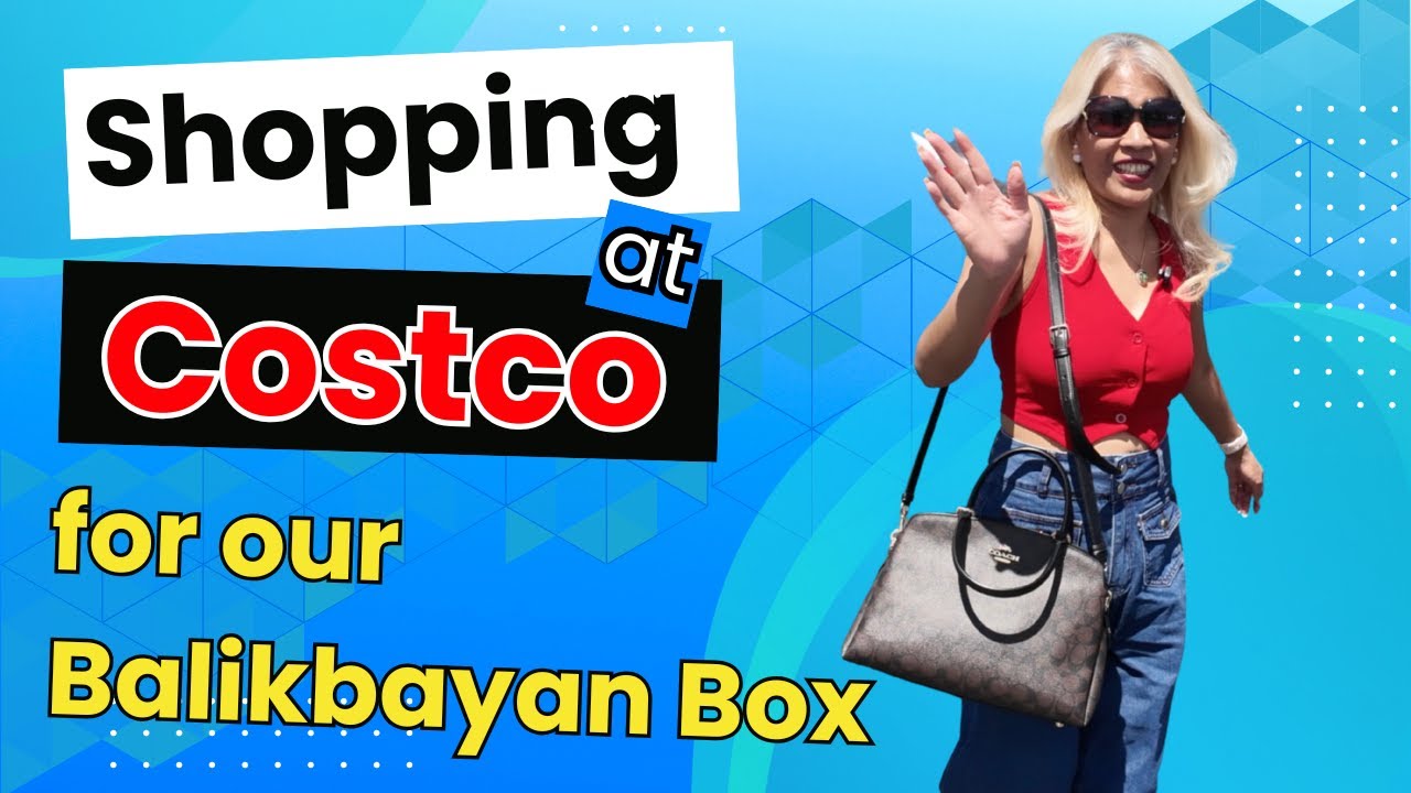 Shopping at Costco for our Balikbayan Box