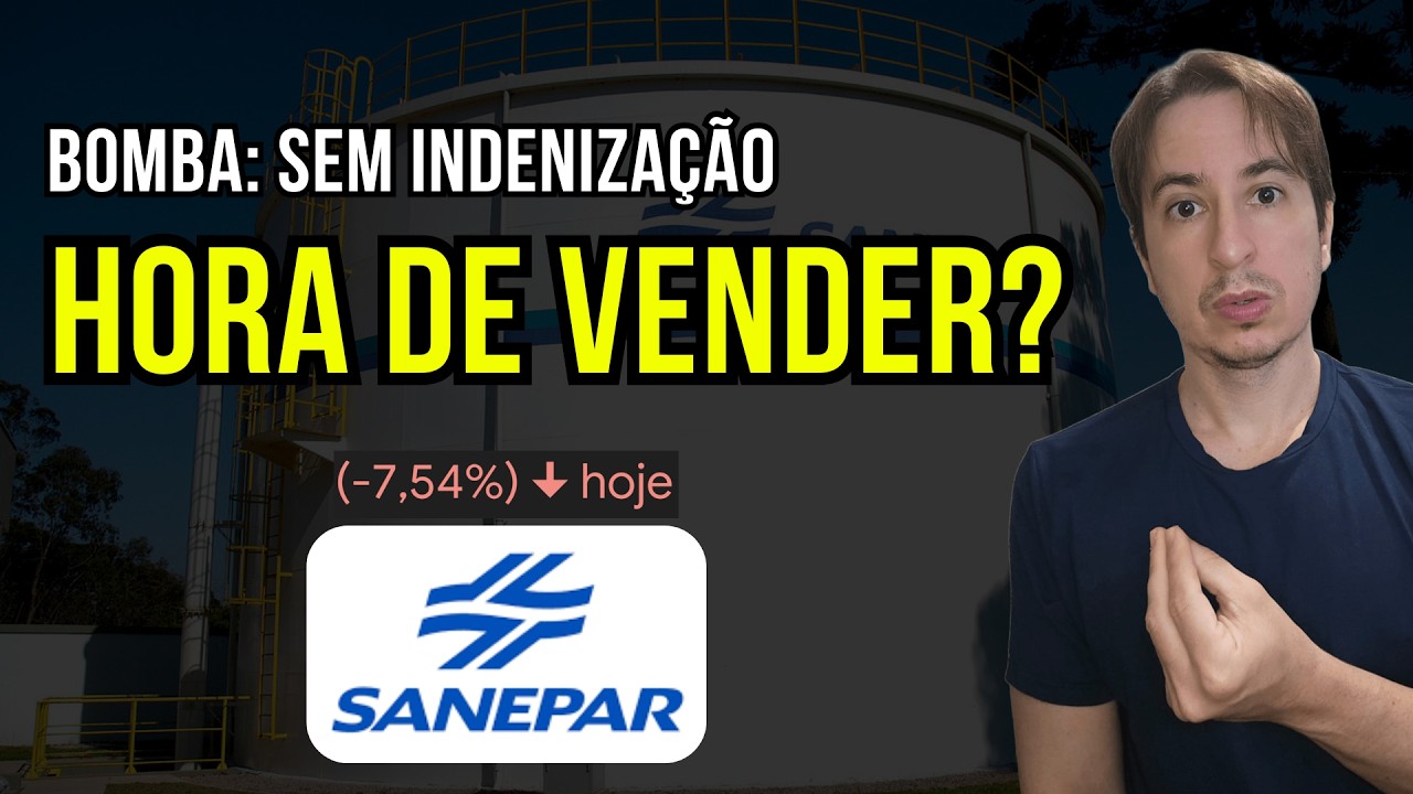 Sanepar (sapr4) A&ccedil;&otilde;es desabam ficou barato ou hora de vender? E os Dividendos sem a indeniza&ccedil;&atilde;o?