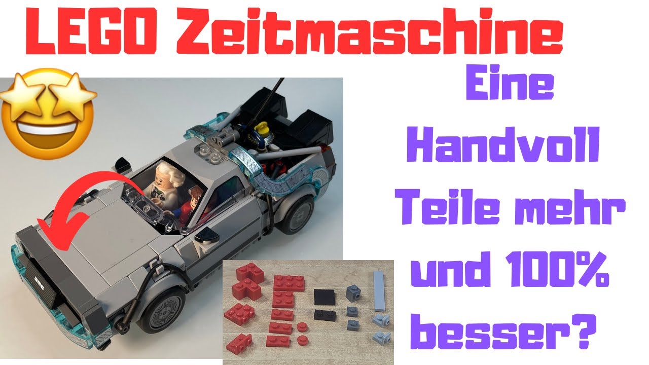 LEGO® Speed Champions - DeLorean Back to the Future - auch den kann man verbessern! Schaut selbst! 