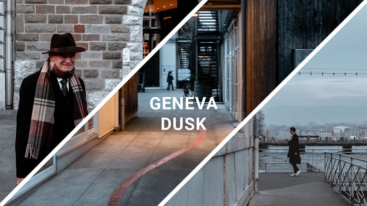 Chill Street photography POV evening across Geneva