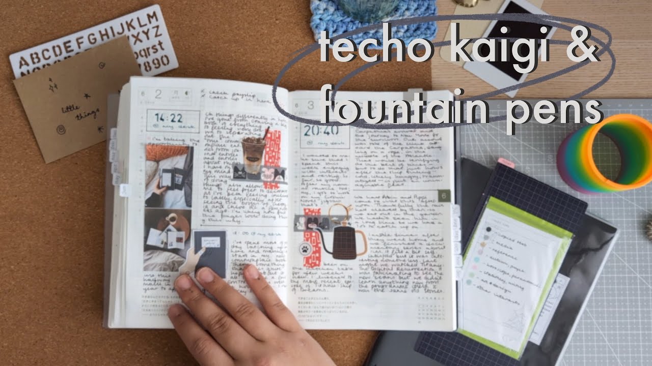 mid year techo kaigi ✸ what i'm changing in my hobonichi hon and becoming a fountain pen user (???)