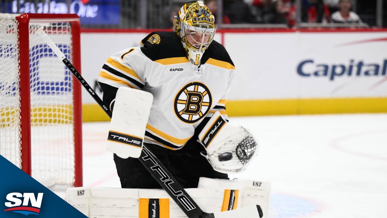 Bruins' Jeremy Swayman Robs Canadiens' Alexandre Carrier With Save Of The Year Candidate