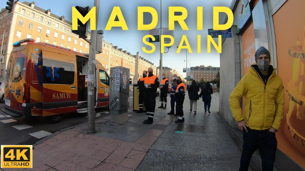 4K MADRID WALKING TOUR.MONCLOA. FEB.2022