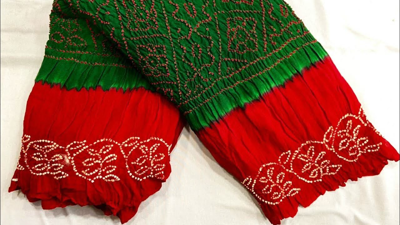 Pure Crape Georgette Bandhej Sarees