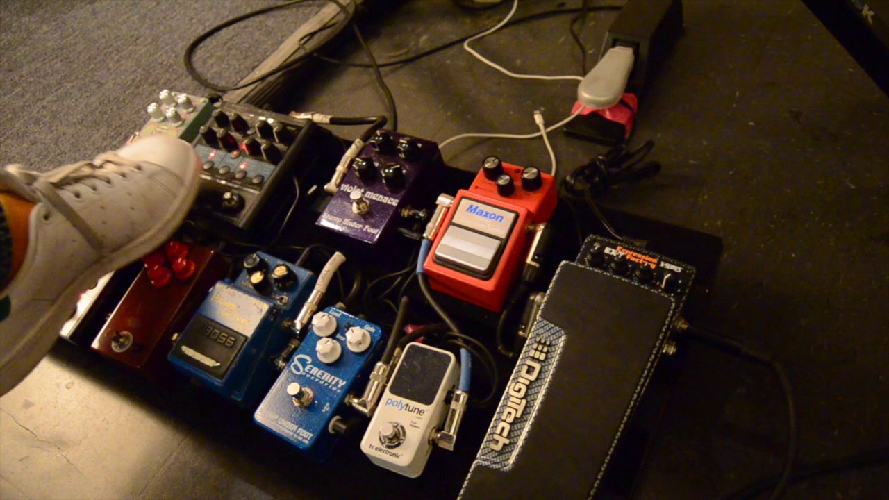 My pedalboard (today)