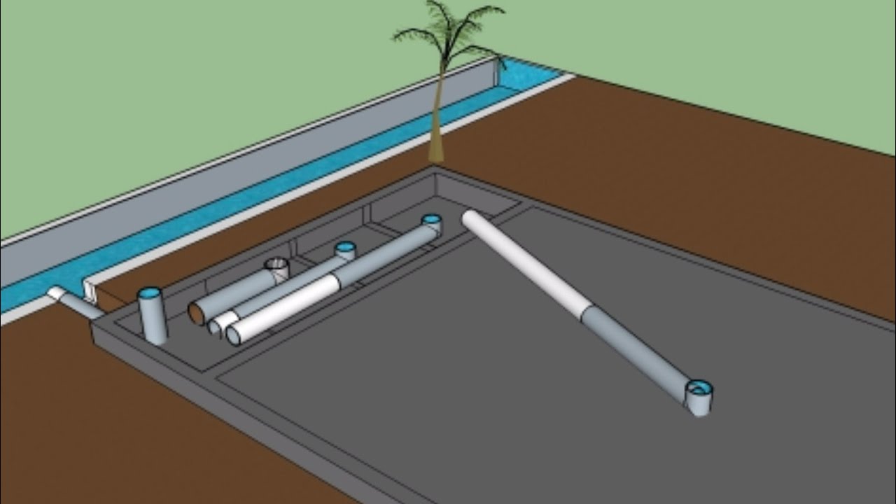 proses pemasangan pipa dari awal pembuatan kolam 3x1,5 m