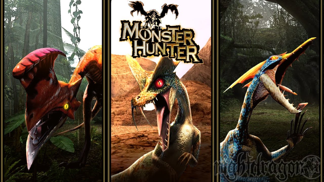 Monster Hunter (PS2) Online - Iodrome, Gendrome, and Velocidrome