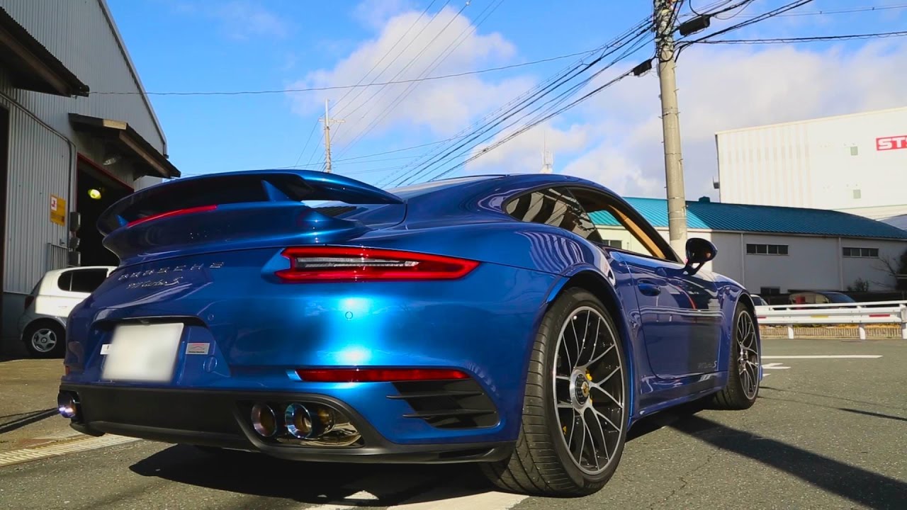 2017 Porsche 991.2 Turbo S w/ Armytrix Turbo-Back Exhaust - Revs & Backfires On Highway