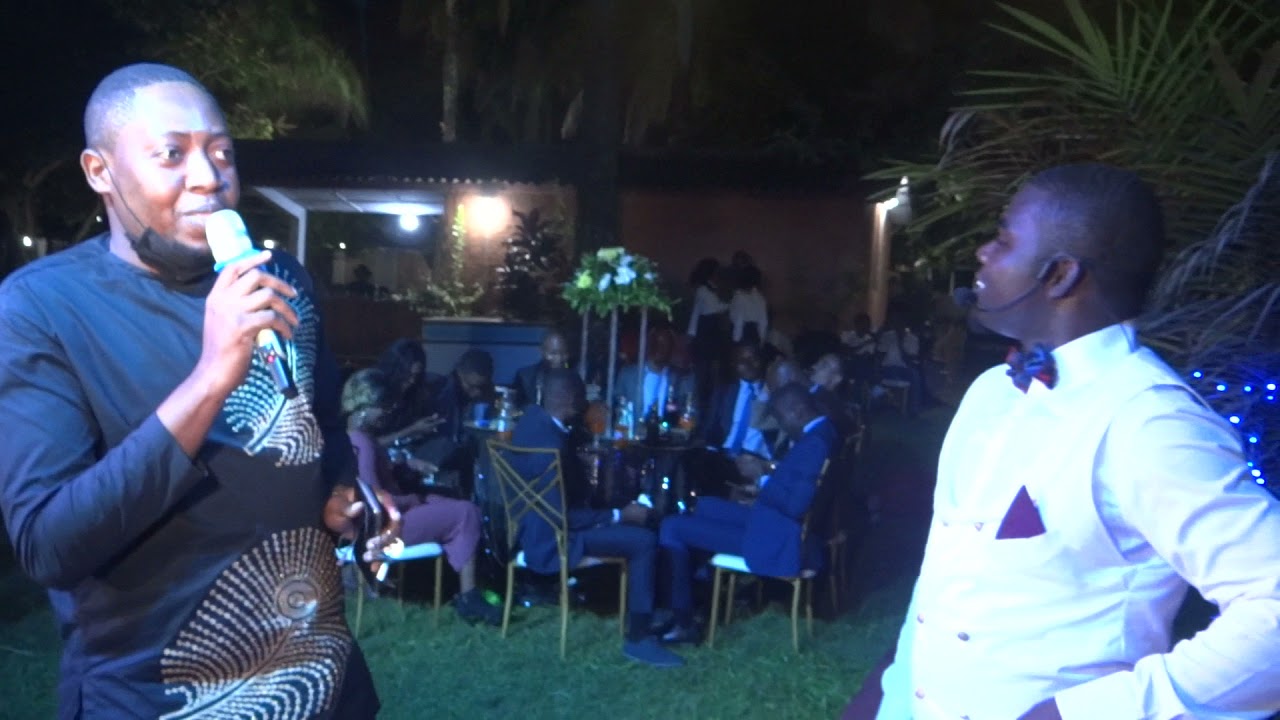 Félix KISABAKA le génie de la comédie avec Jean-Marc BOTULI Mc in mariage Cephas et Anne. Despote416