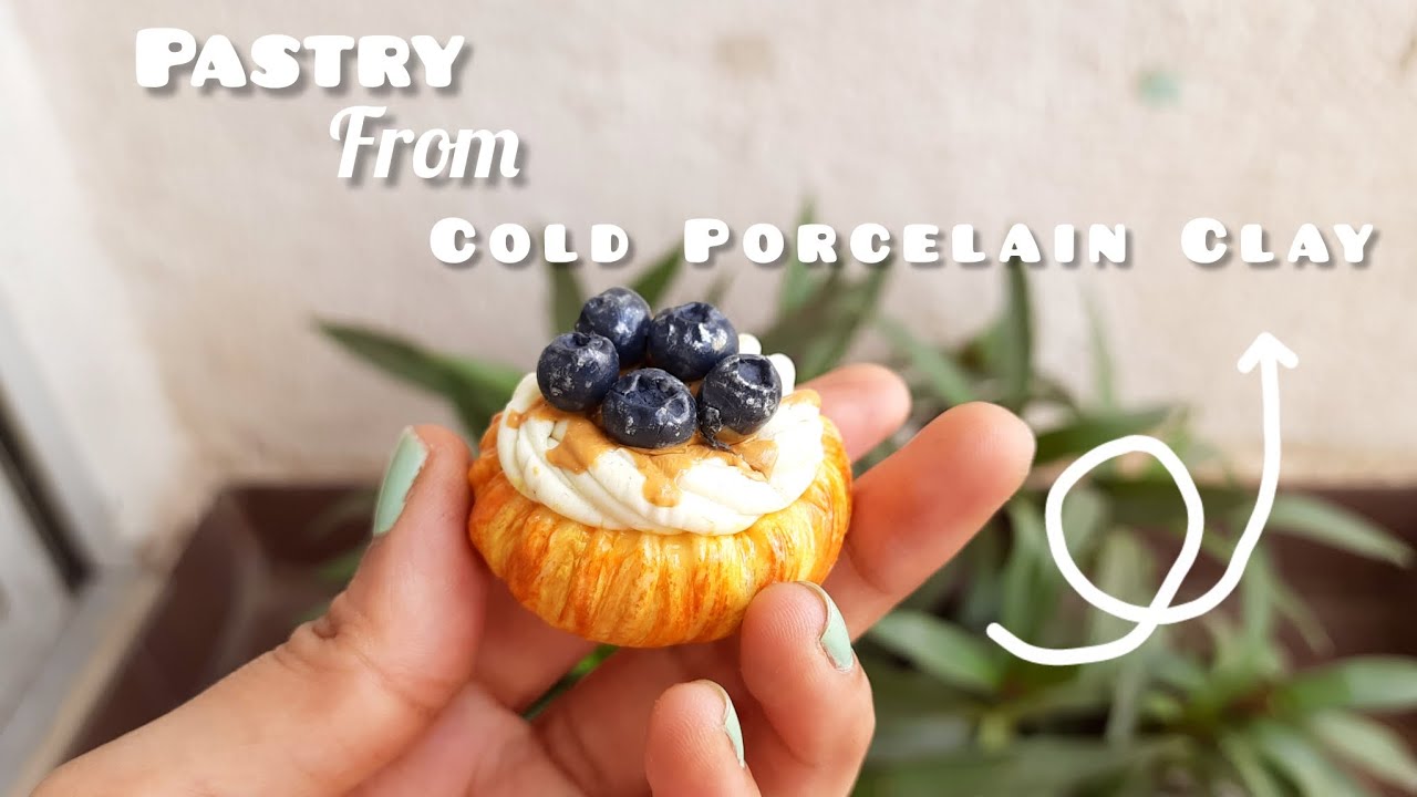 Miniature food from Cold Procelain Clay | Full Voiceover Tutorial
