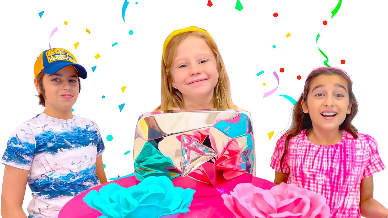 Nastya und ihre Freunde kaufen in einem Geschäft ein – Videoserie für Kinder