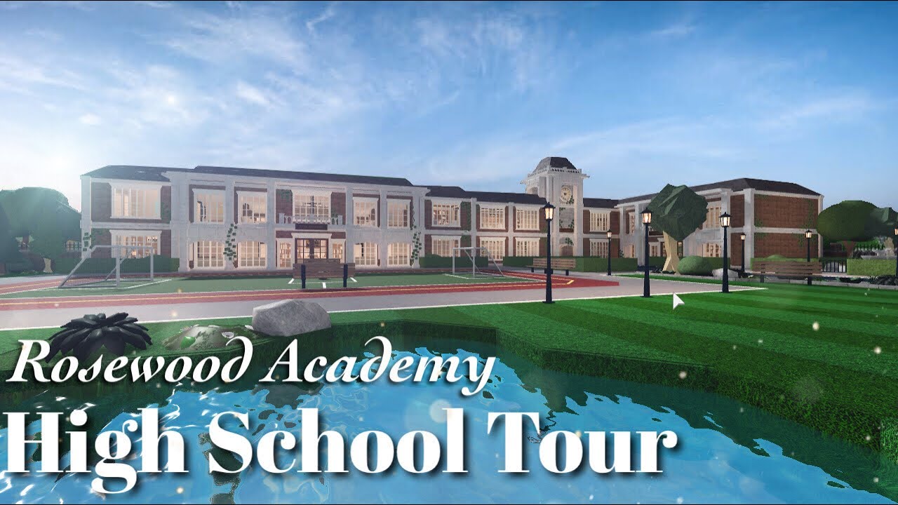 Welcome to Rosewood Academy - Bloxburg High School + Dorms Tour