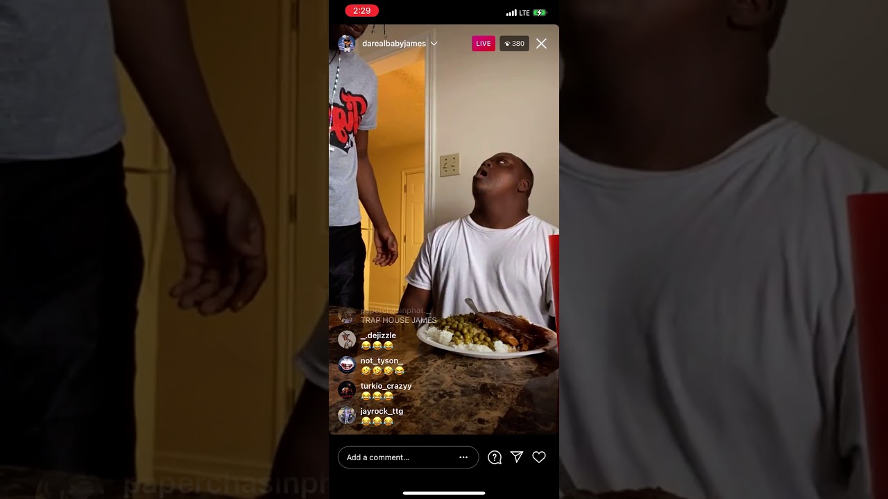 Darealbabyjames ON LIVE