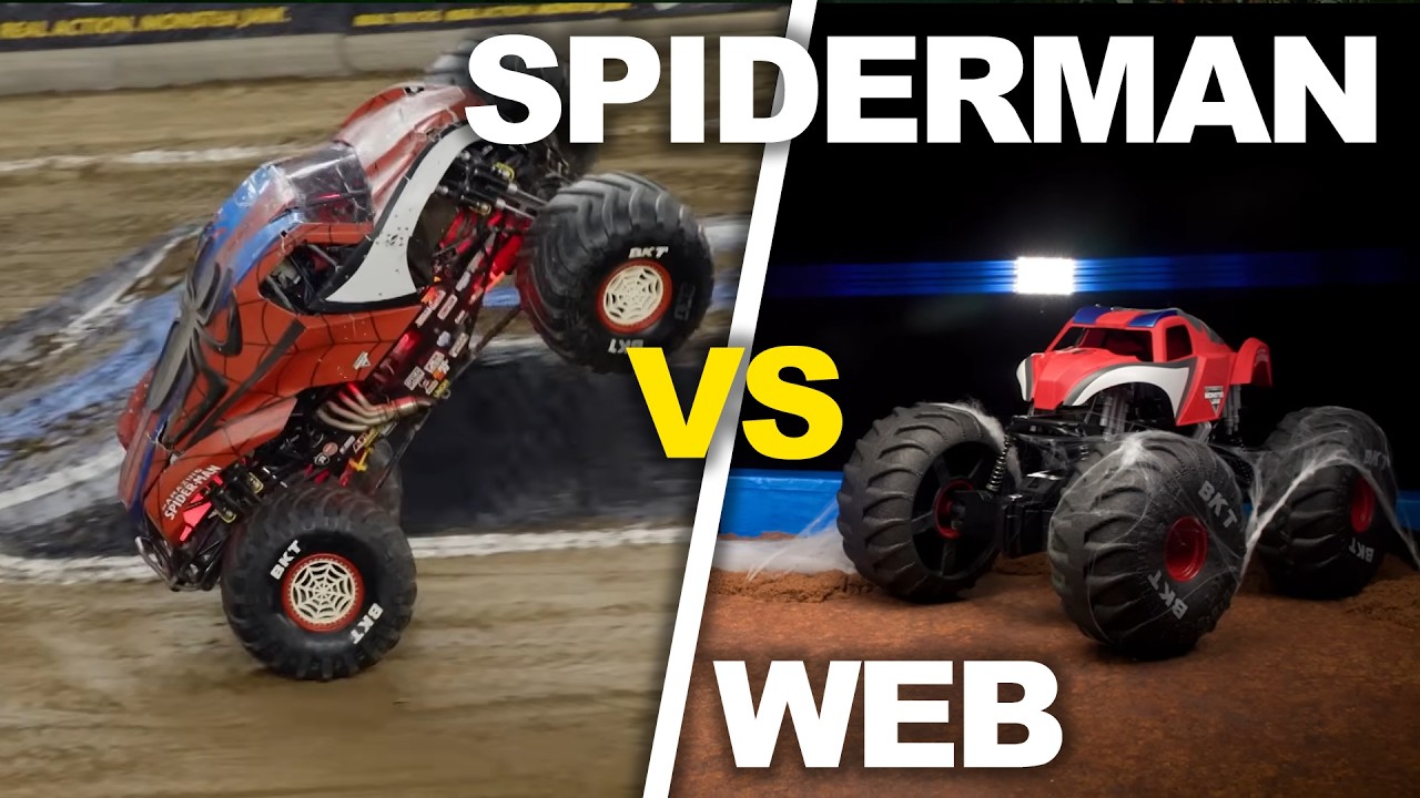 Попадёт ли удивительный Человек-паук в собственную паутину? / Monster Jam Crush It Or Crash It!