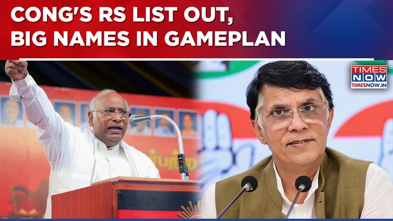 Congress Unveils Rajya Sabha Candidates; Kharge Renominated, Pawan Khera Among Key Picks