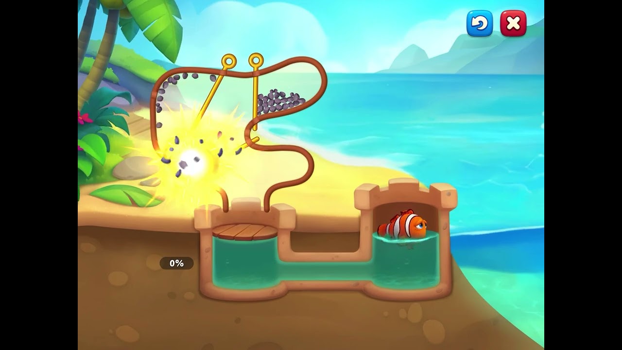 jugando a fishdom