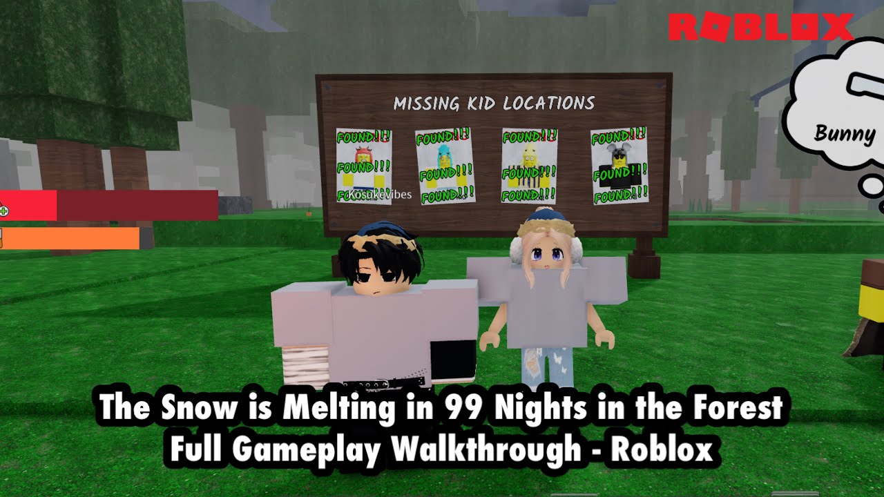 The Snow is Melting in 99 Nights in the Forest | Full Gameplay Walkthrough - Roblox