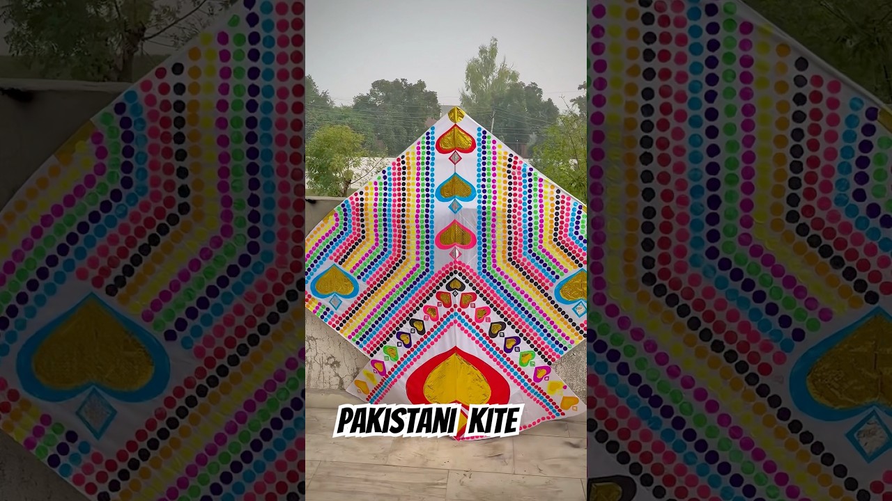 Pakistani kite design #kitelovers #kiteflying #pakistanikites #trendingshorts #viralshort