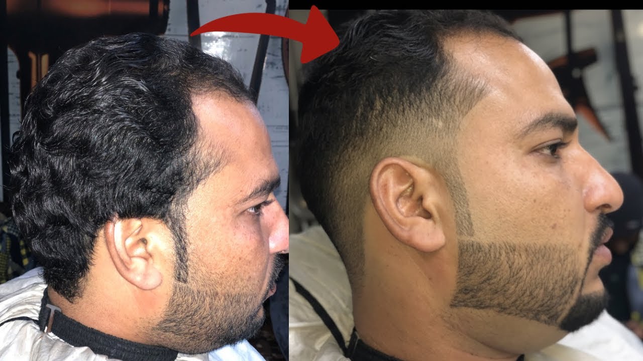 Zero fade haircut and beard cut full transformation look at this before and after transformation wow