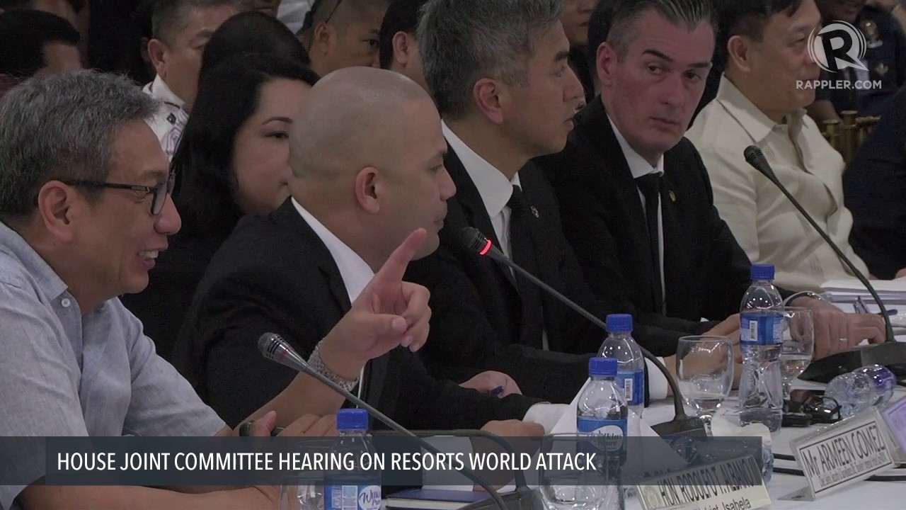 Fariñas grills Resorts World Manila security manager at House hearing